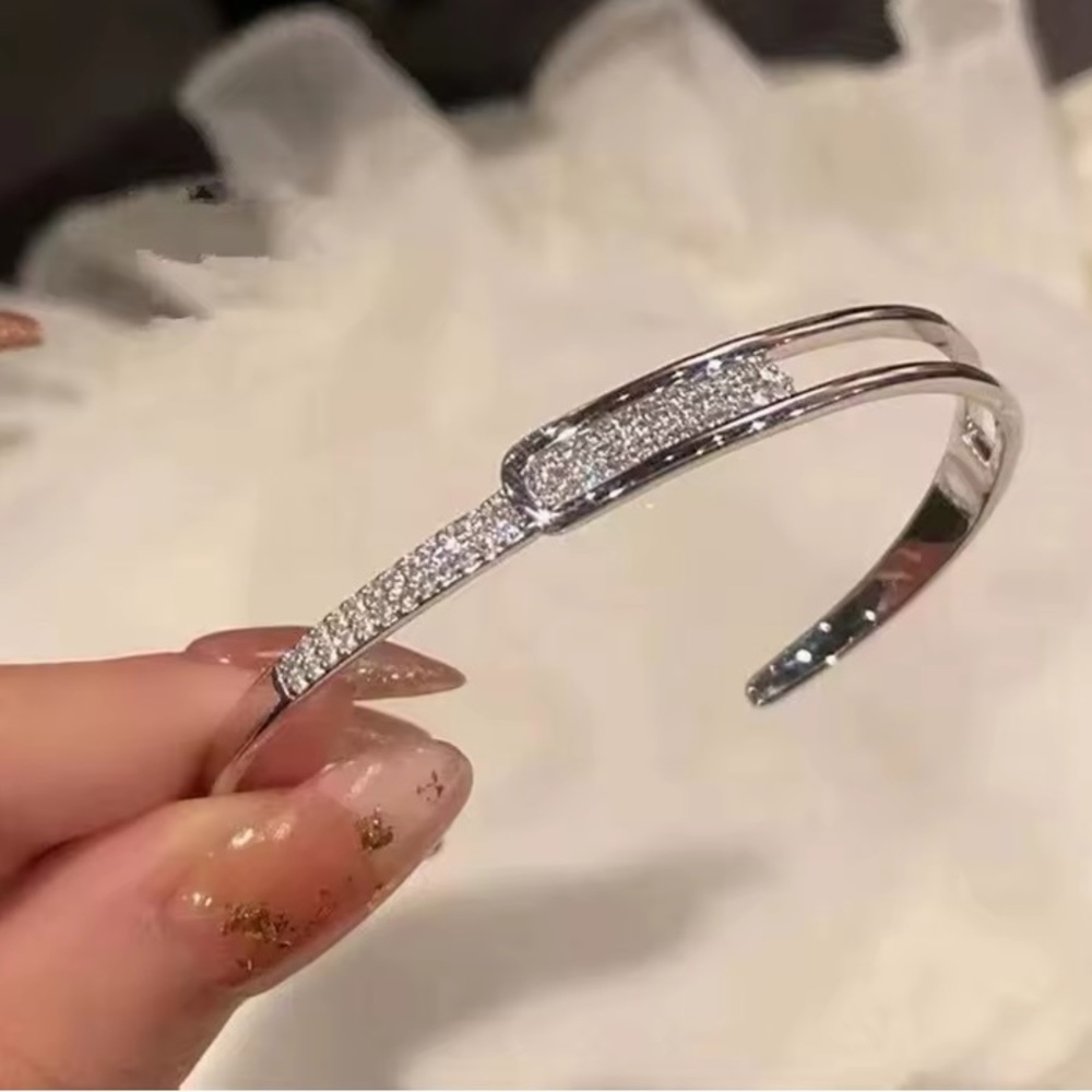 Sterling Silver Cubic Zirconia Bracelet
